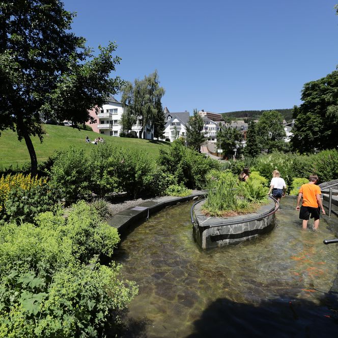 Kneipp-Tretanlage im Kurpark Willingen